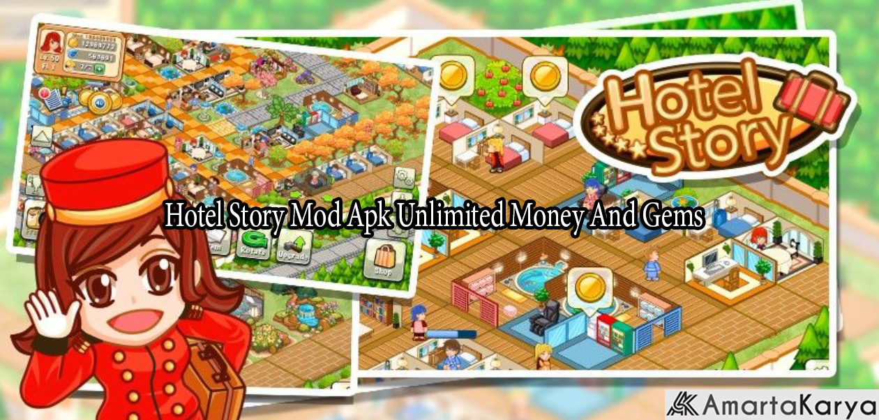 Hotel Story Mod Apk Unlimited Money And Gems