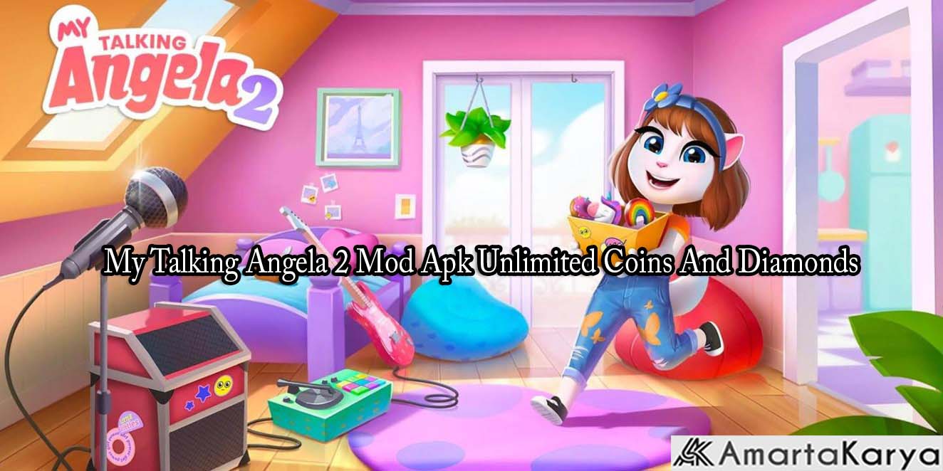 My Talking Angela 2 Mod Apk Unlimited Coins And Diamonds