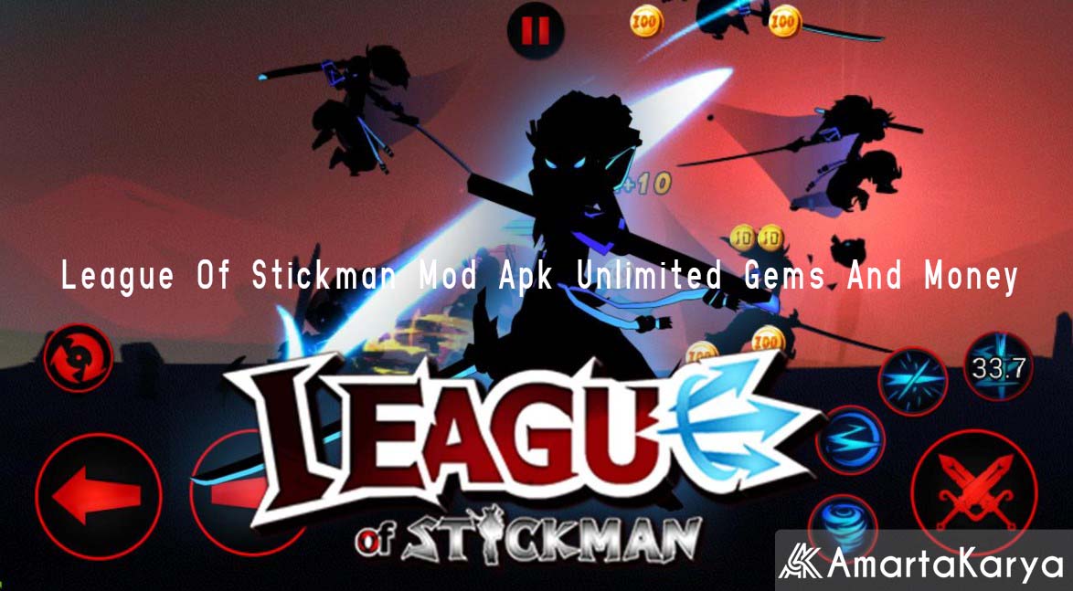 League Of Stickman Mod Apk Unlimited Gems And Money
