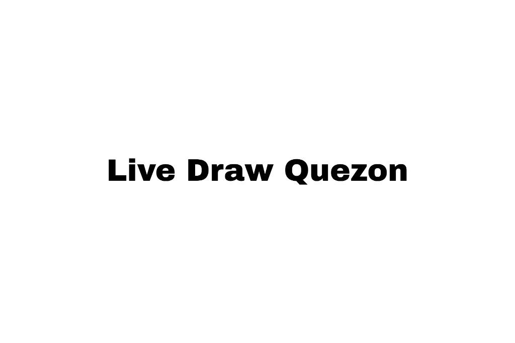 Live Draw Quezon